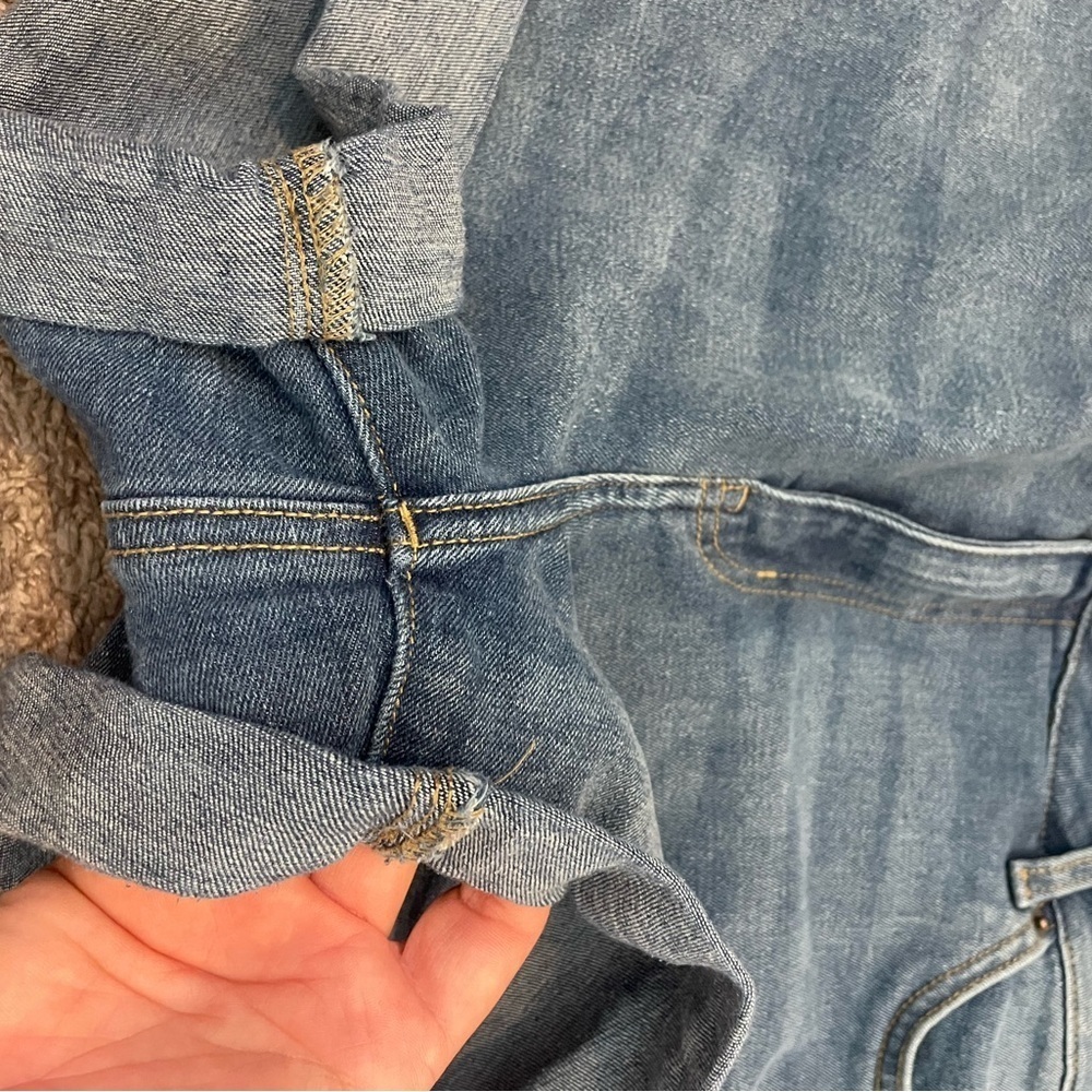 High Rise Jean Shorts - Picture 6 of 7